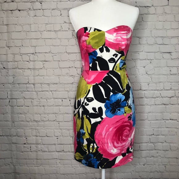 Trina Turk Dresses & Skirts - Trina Turk Bellevue Catalina Strapless Dress sz 2